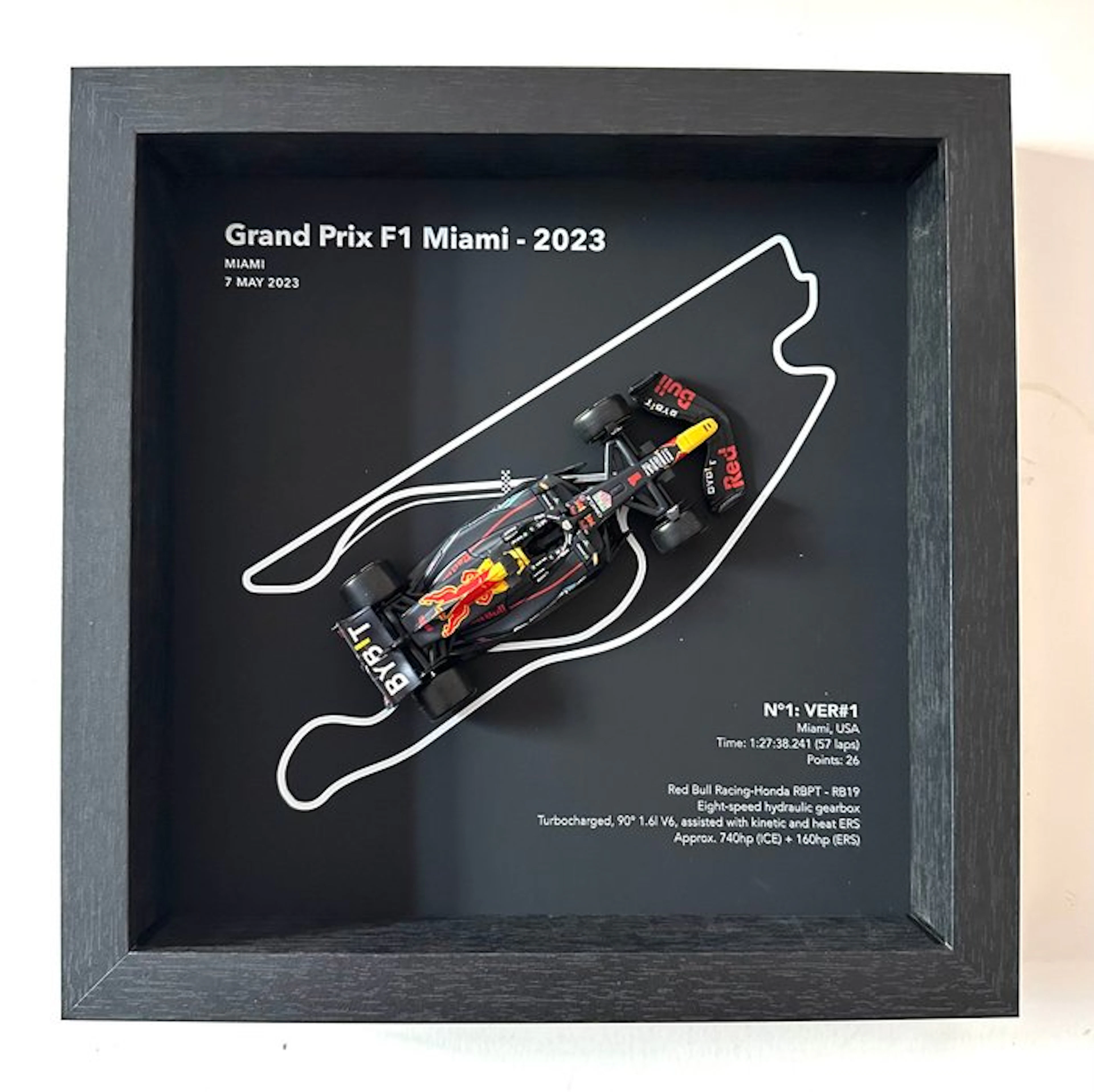 Artwork - Honda - Max Verstappen - GP F1 Miami 2023 - RB19 #1