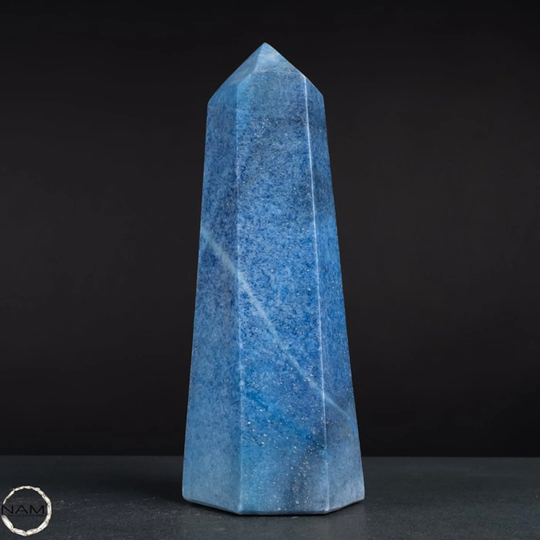 Lazulite Obelisk – Elegant one-of-a-kind in fascinating...