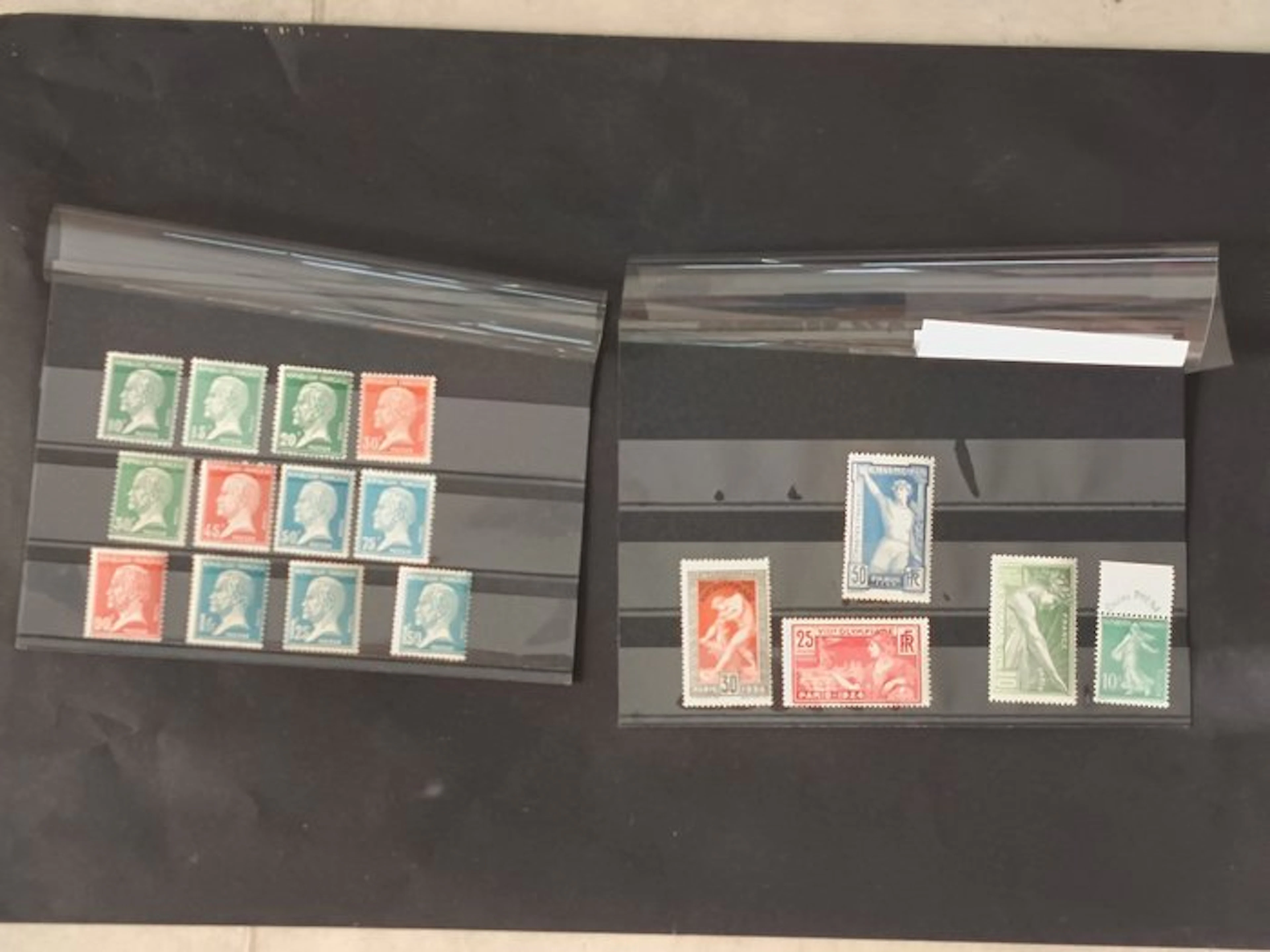 France 1923/1926 - Pasteur type, Paris Olympics and No. 188