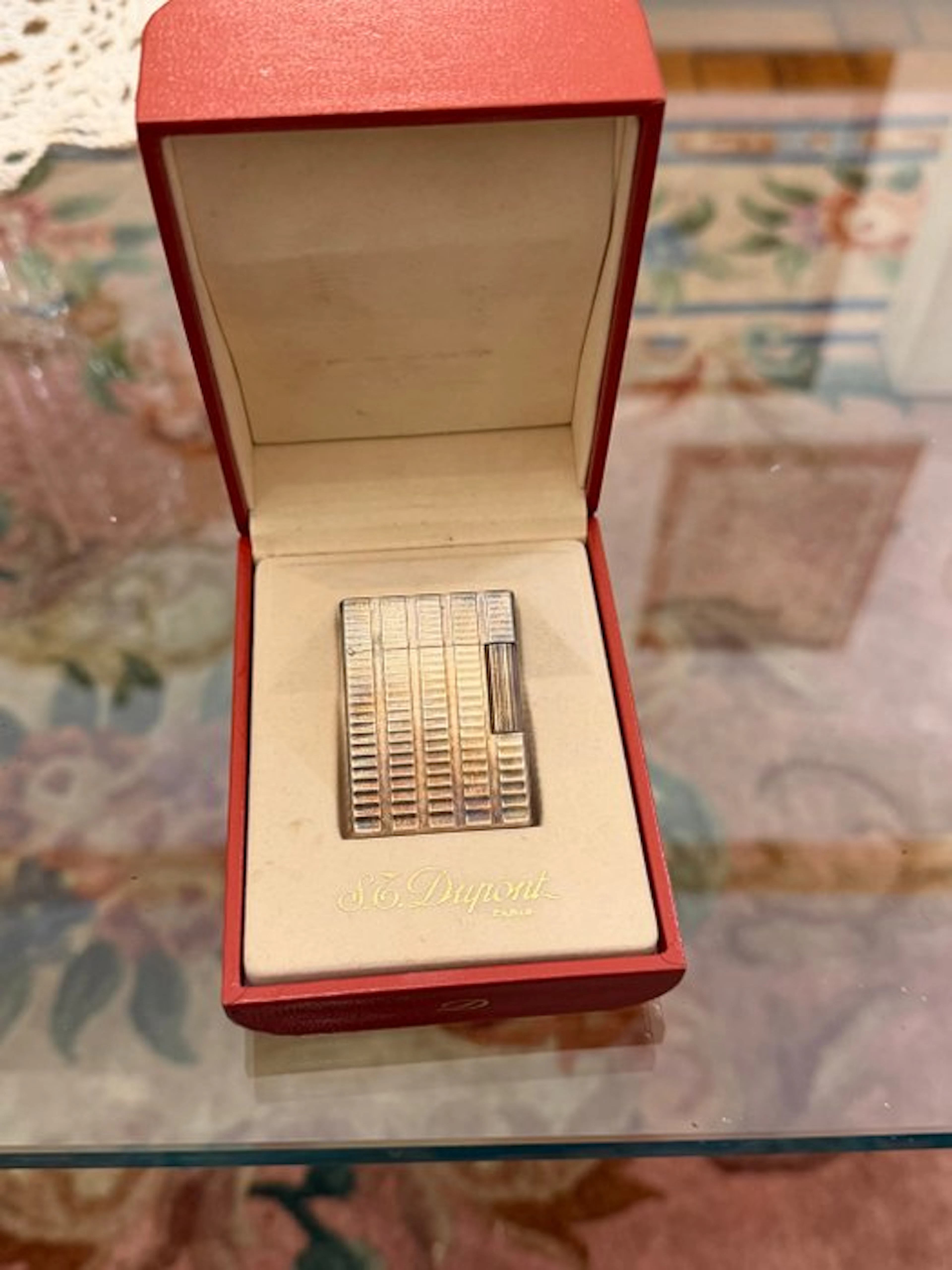 S.T. Dupont - Line d - Pocket lighter - Silver plated
