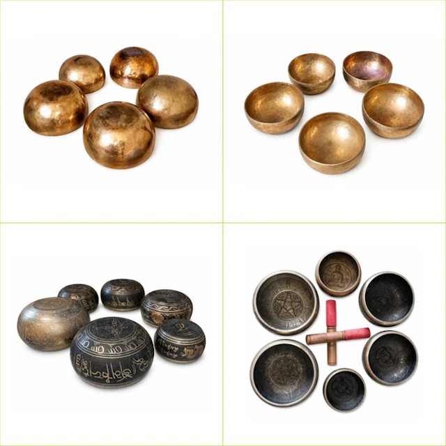 Antique Singing bowl (11) - Metal - 1920-1930 - Patinated Singing Bowls