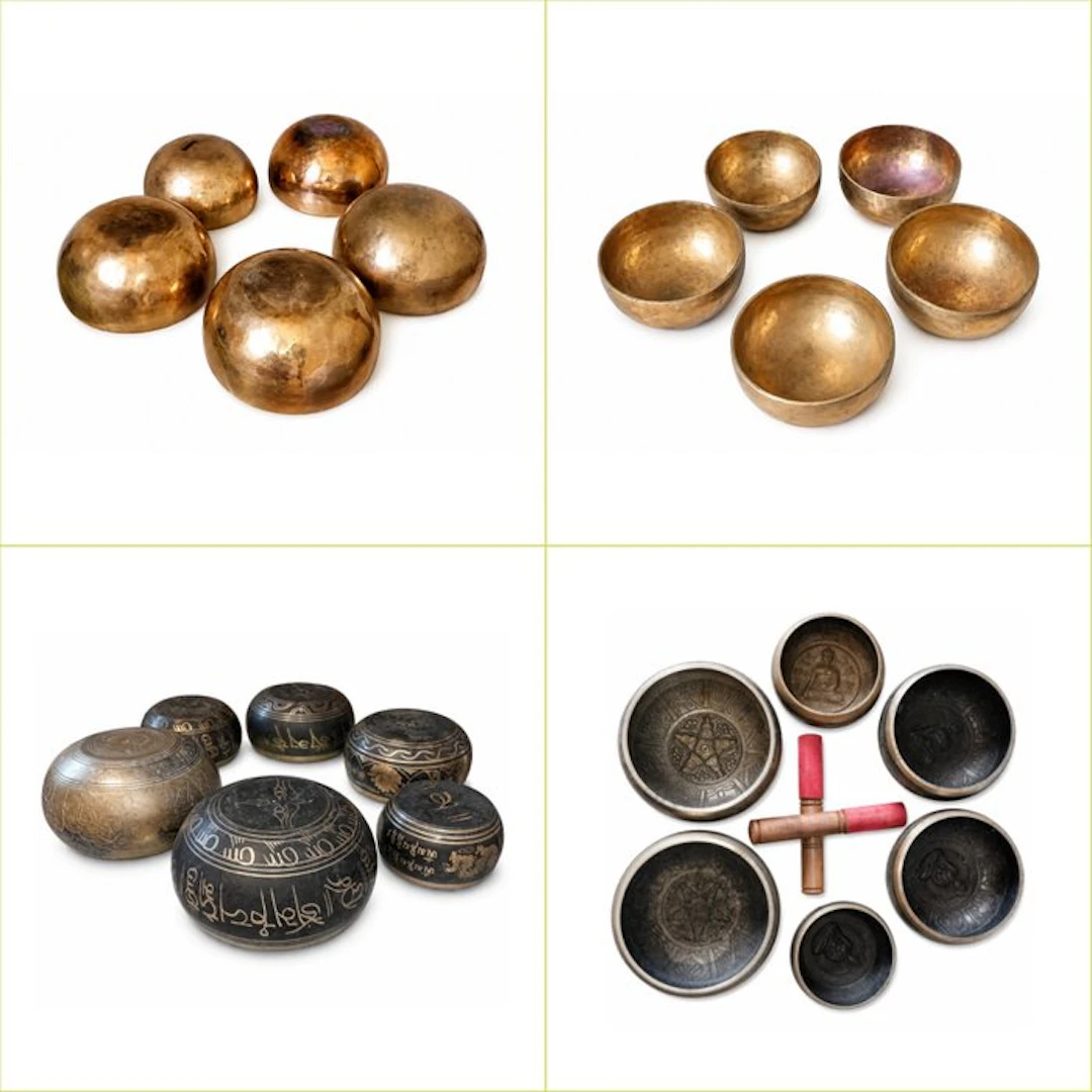 Antique Singing bowl (11) - Metal - 1920-1930 - Patinated Singing Bowls