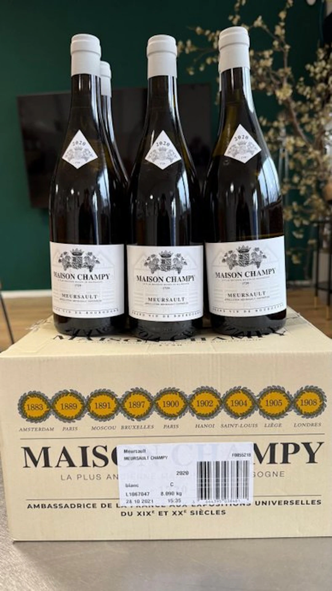 2020 Maison Champy - Meursault - 6 Bottles (0.75L)