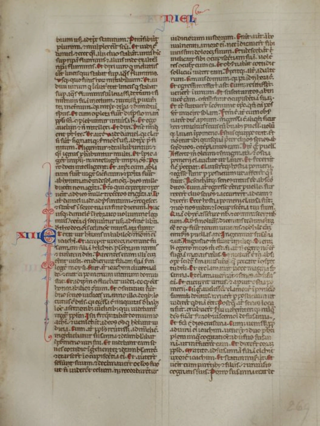 Anoniem - Original Manuscript from a Latin Bible - [France - ca