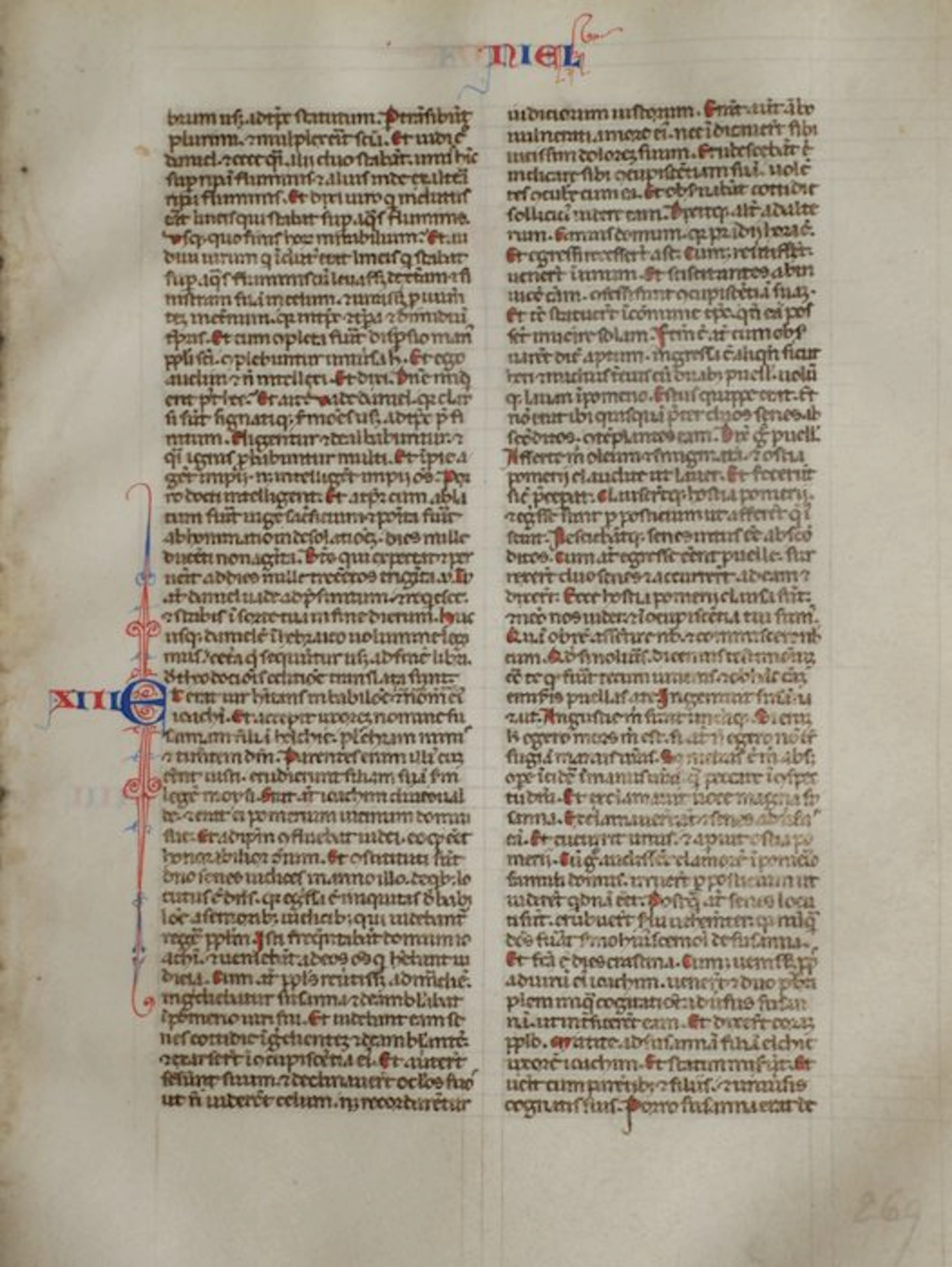 Anoniem - Original Manuscript from a Latin Bible - [France - ca
