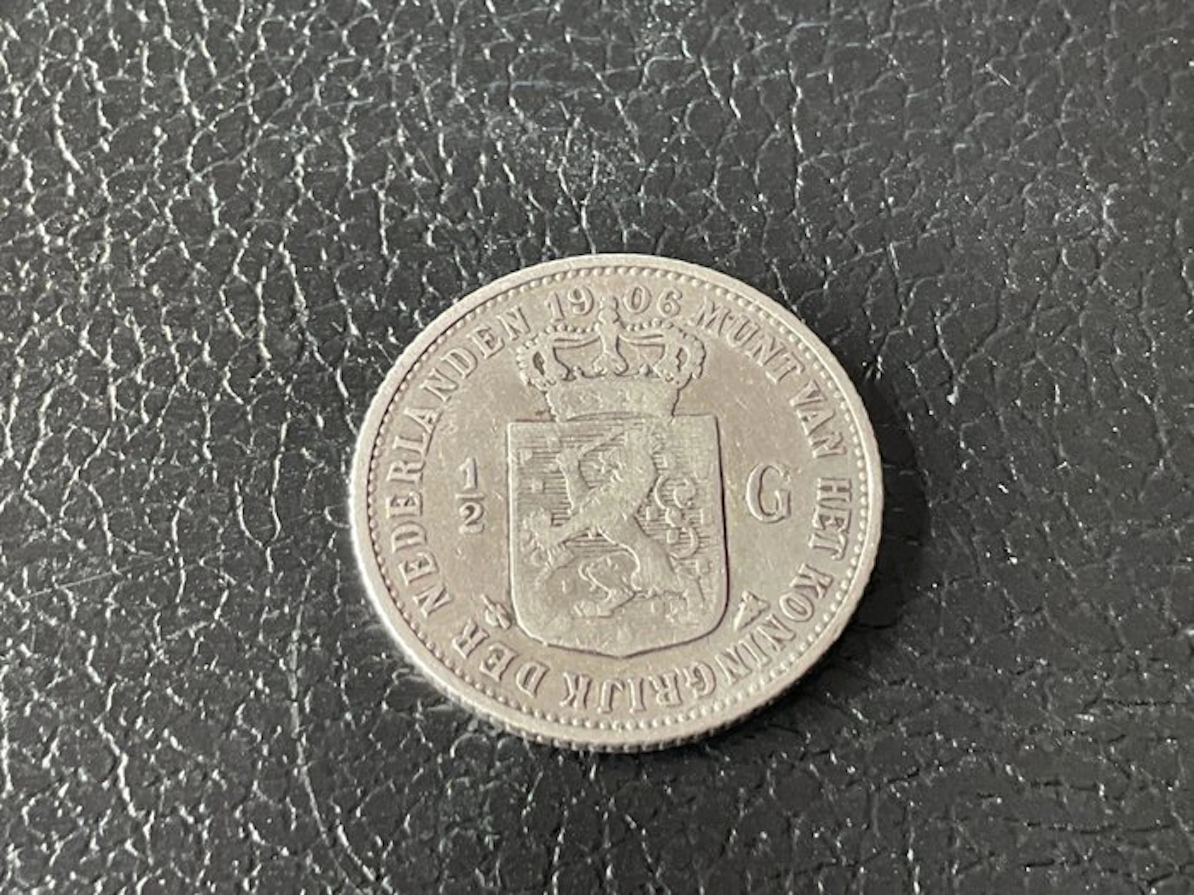 Netherlands. Wilhelmina. 1/2 Gulden 1906 (No reserve price)