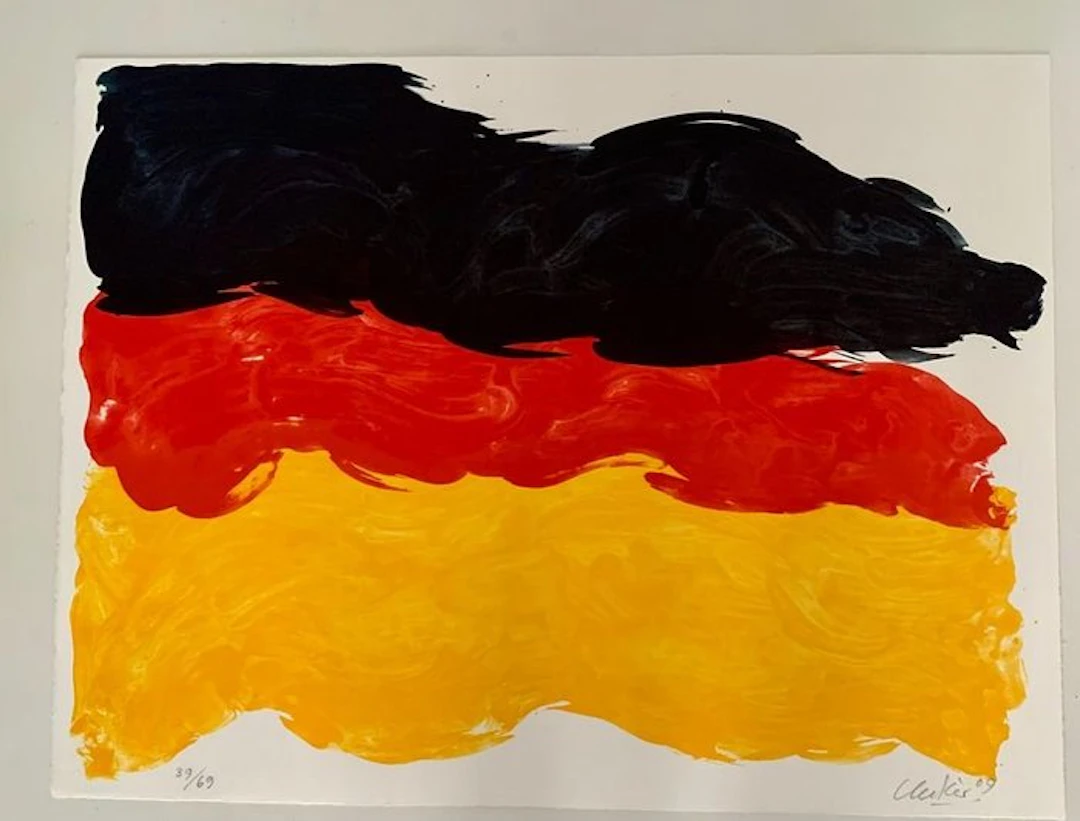 Günther Uecker (1930) - Schwarz Gelb Rot