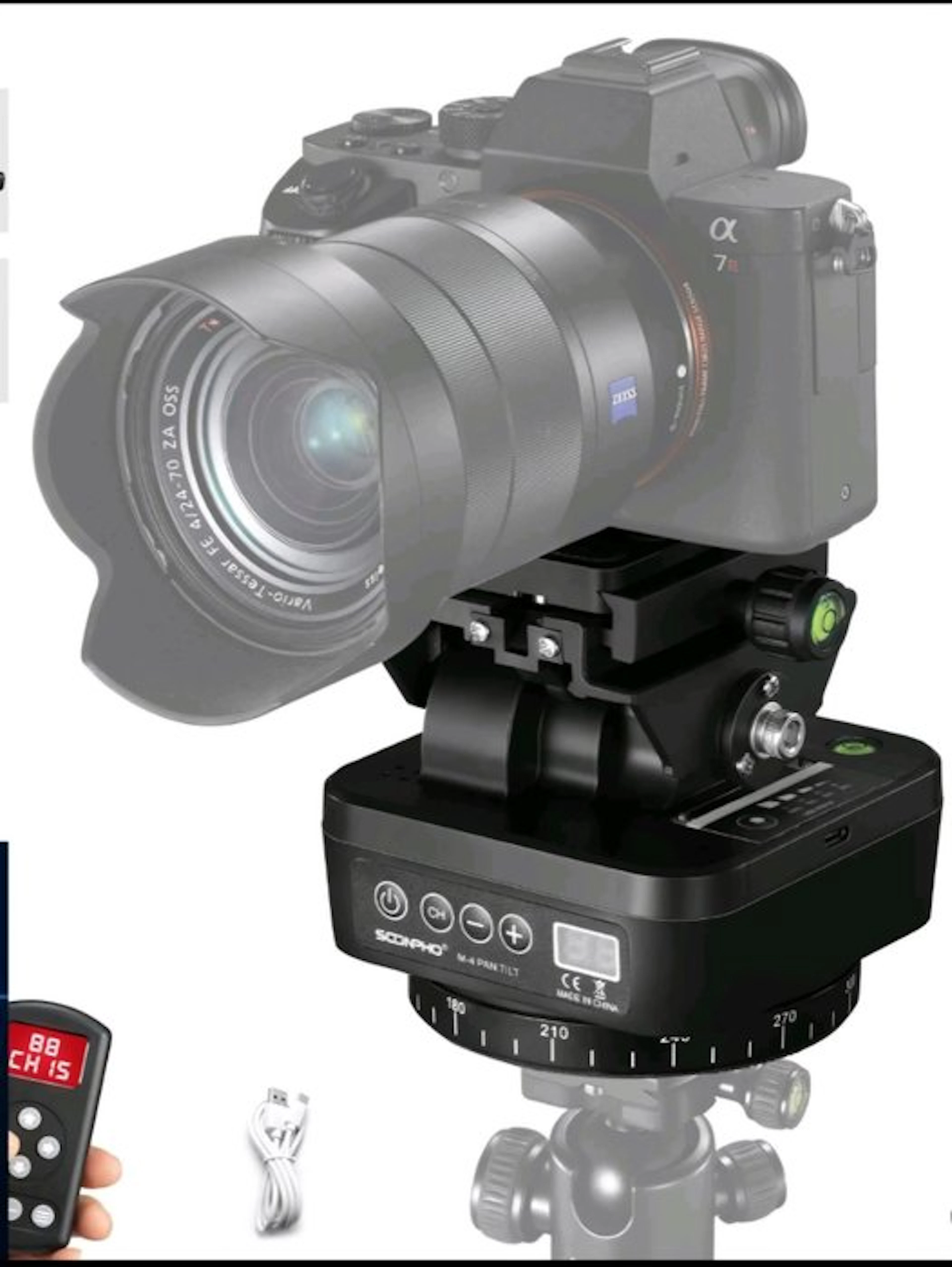 Zefin 1000 - controlled tripod head Camera accessories