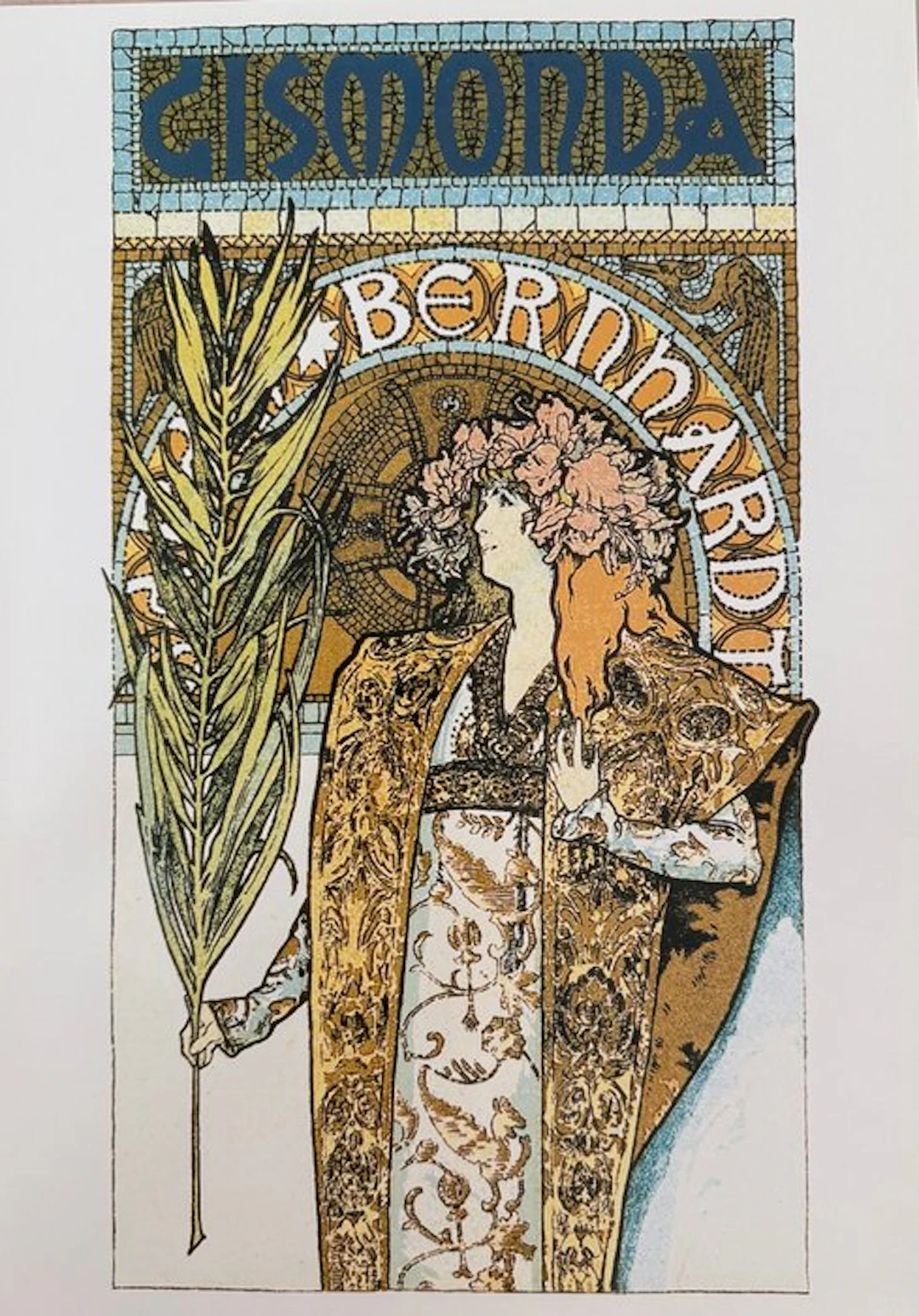 Marie Alphonse Mucha - “Affiche pour Gismonda, 1895”.