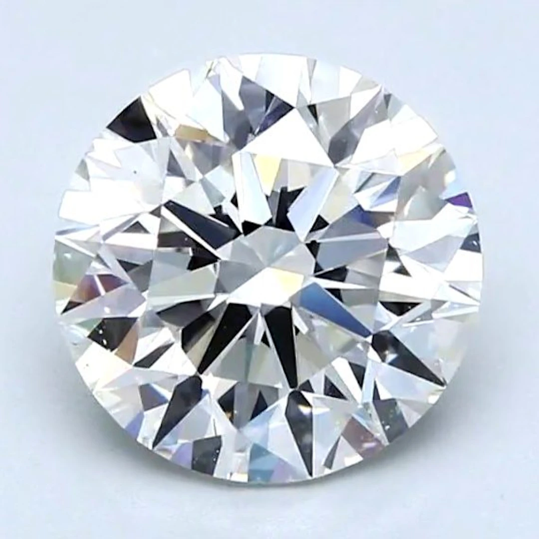 1 pcs Diamond (Natural) - 3.20 ct - Round - F - VVS2...