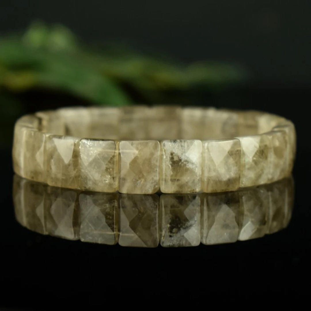 No reserve price - Smoked Quartz - High Quality - Width: 12 mm- 29.3 g