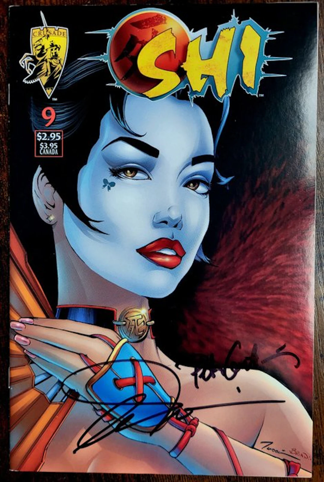 Lots 3 comics signed Vintage 1984-2010 - Signed ! With...