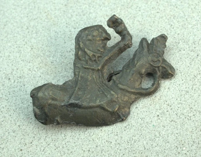 Medieval pewter Pilgrim Badge - Horse & Rider - 24 mm