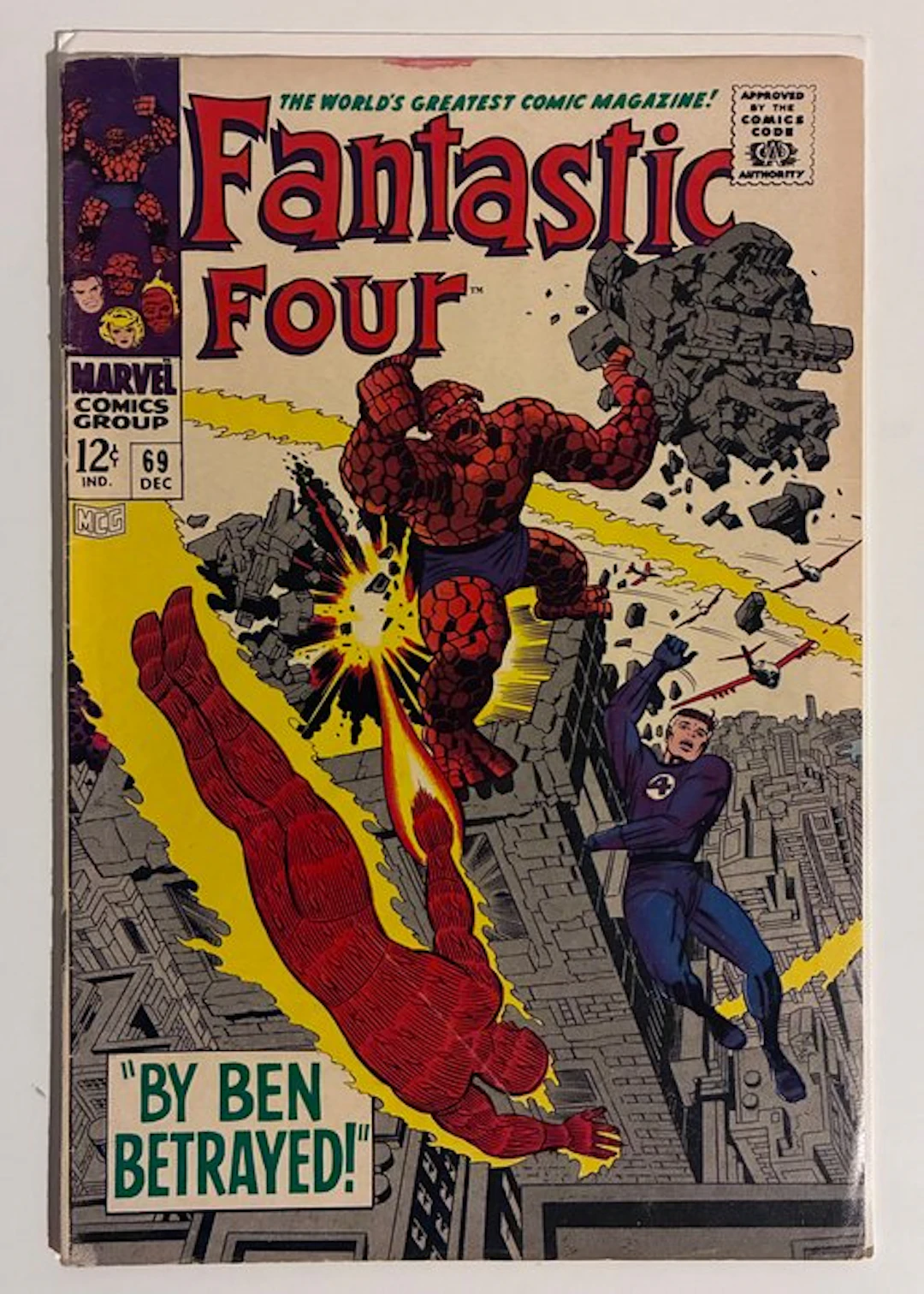 Fantastic Four #69 - Mad Thinker appearance - 1 Comic - First edition - 1967