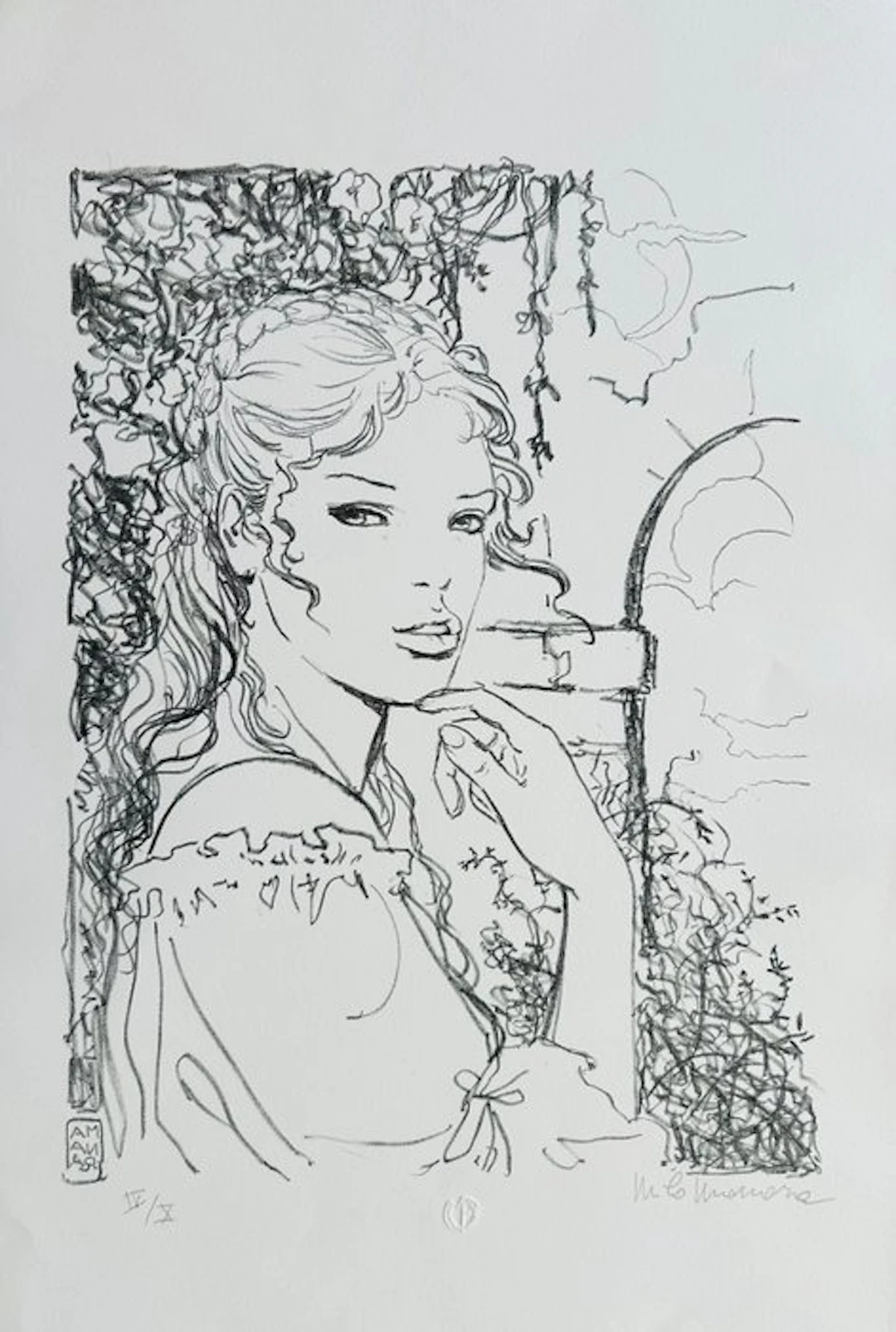 Milo Manara - Intensité - 1 Signed lithograph - Limited edition - 2018