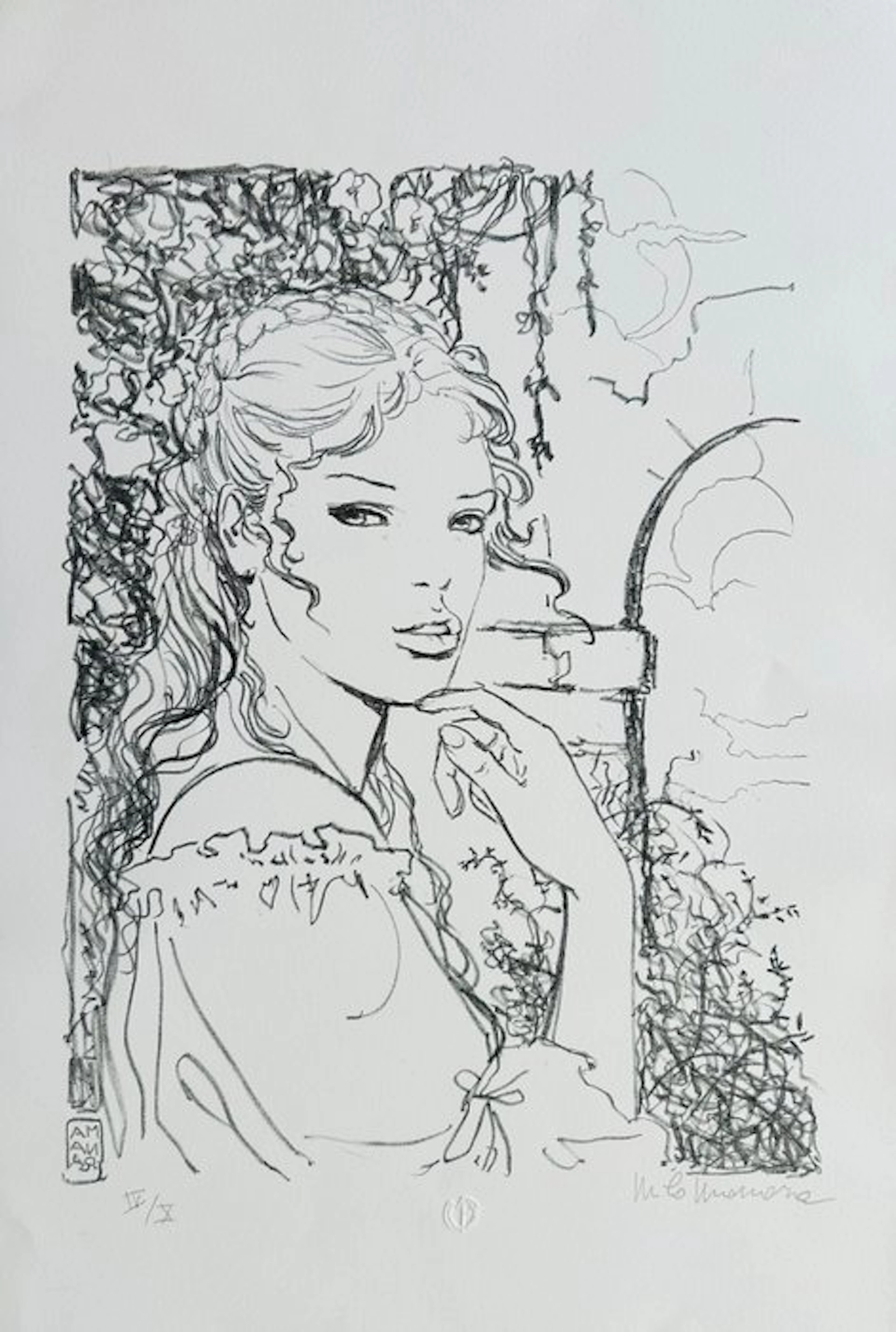 Milo Manara - Intensité - 1 Signed lithograph - Limited edition - 2018