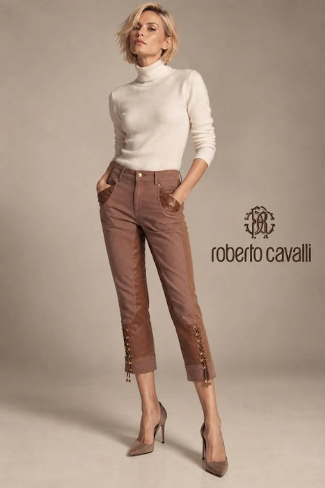 Roberto Cavalli - Leather trousers