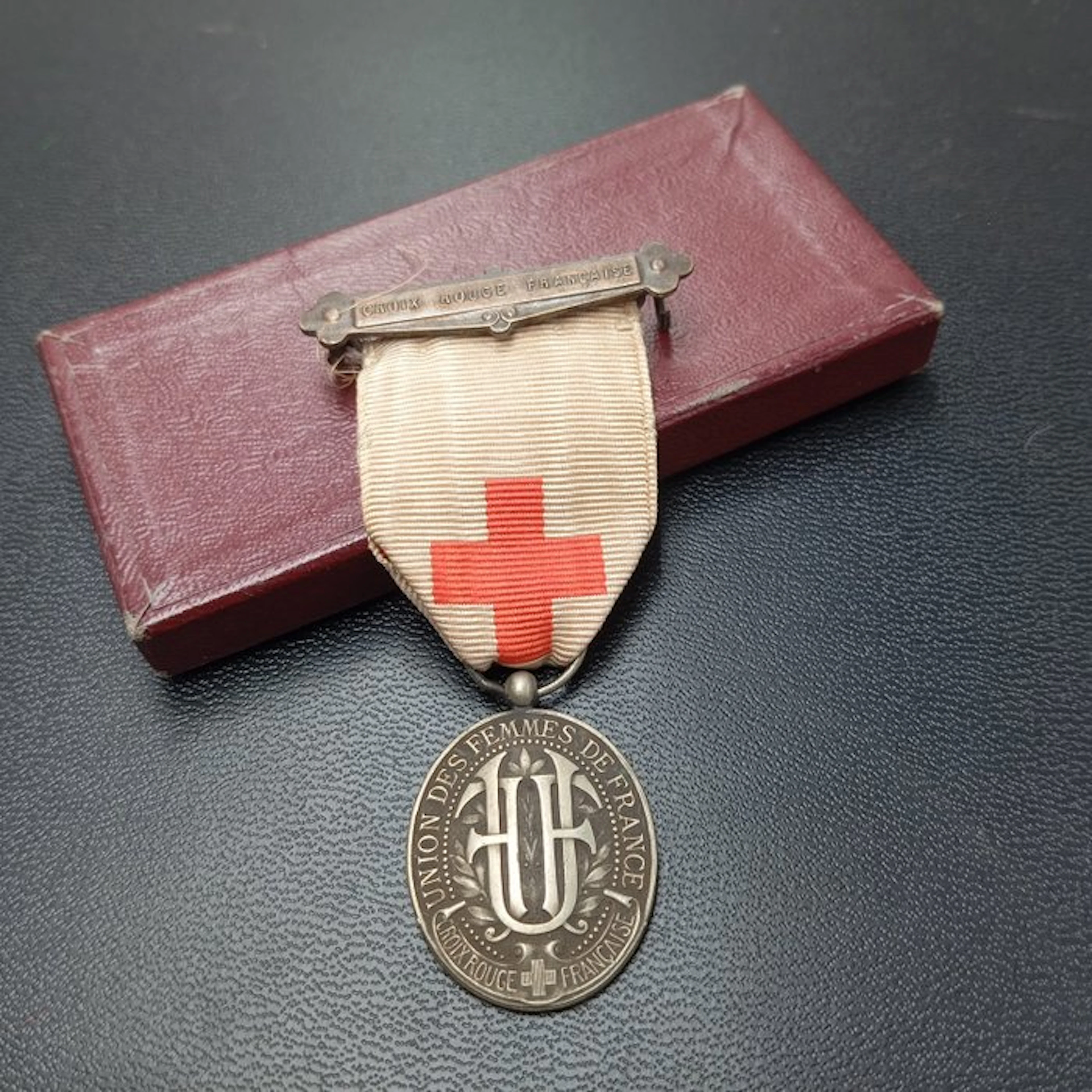 France - Medal - Médaille ancienne de la croix rouge française 14/18 - 1918