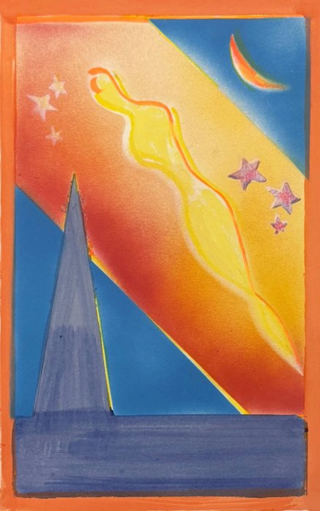 Bruno Ceccobelli (1952) - Omaggio a Franco Angeli