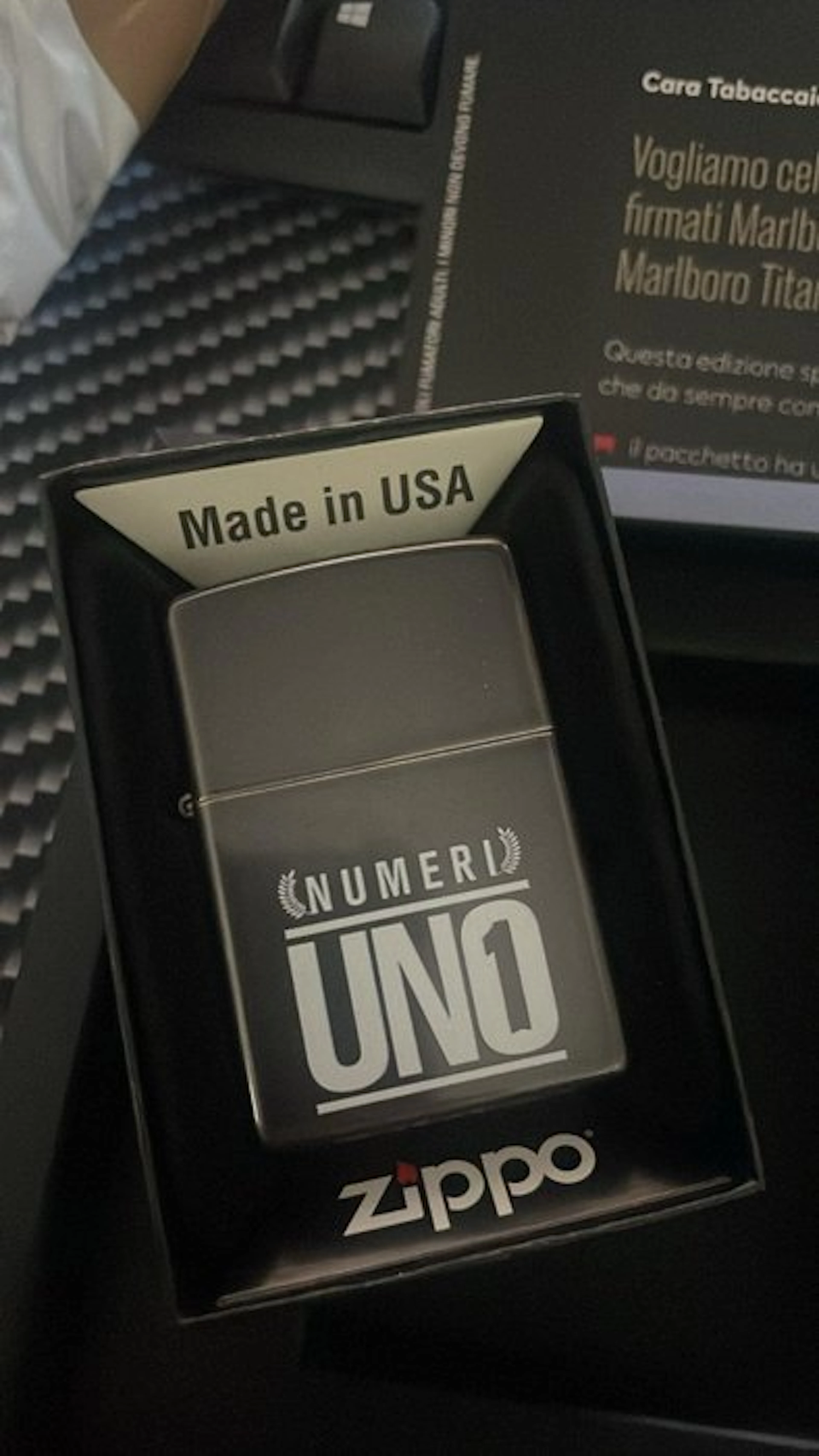Zippo - Zippo Marlboro “Titanium” Edition Italy - No...
