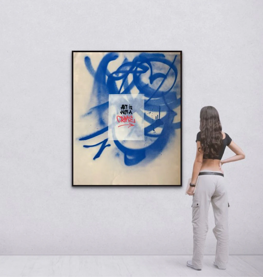 Quiona+ - ‘Art Is Not a Crime’ XL (No Reserve Price)