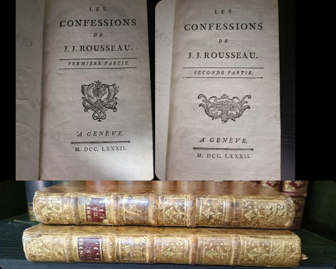 Jean-Jacques Rousseau - Les Confessions - Genève 1782 (2...