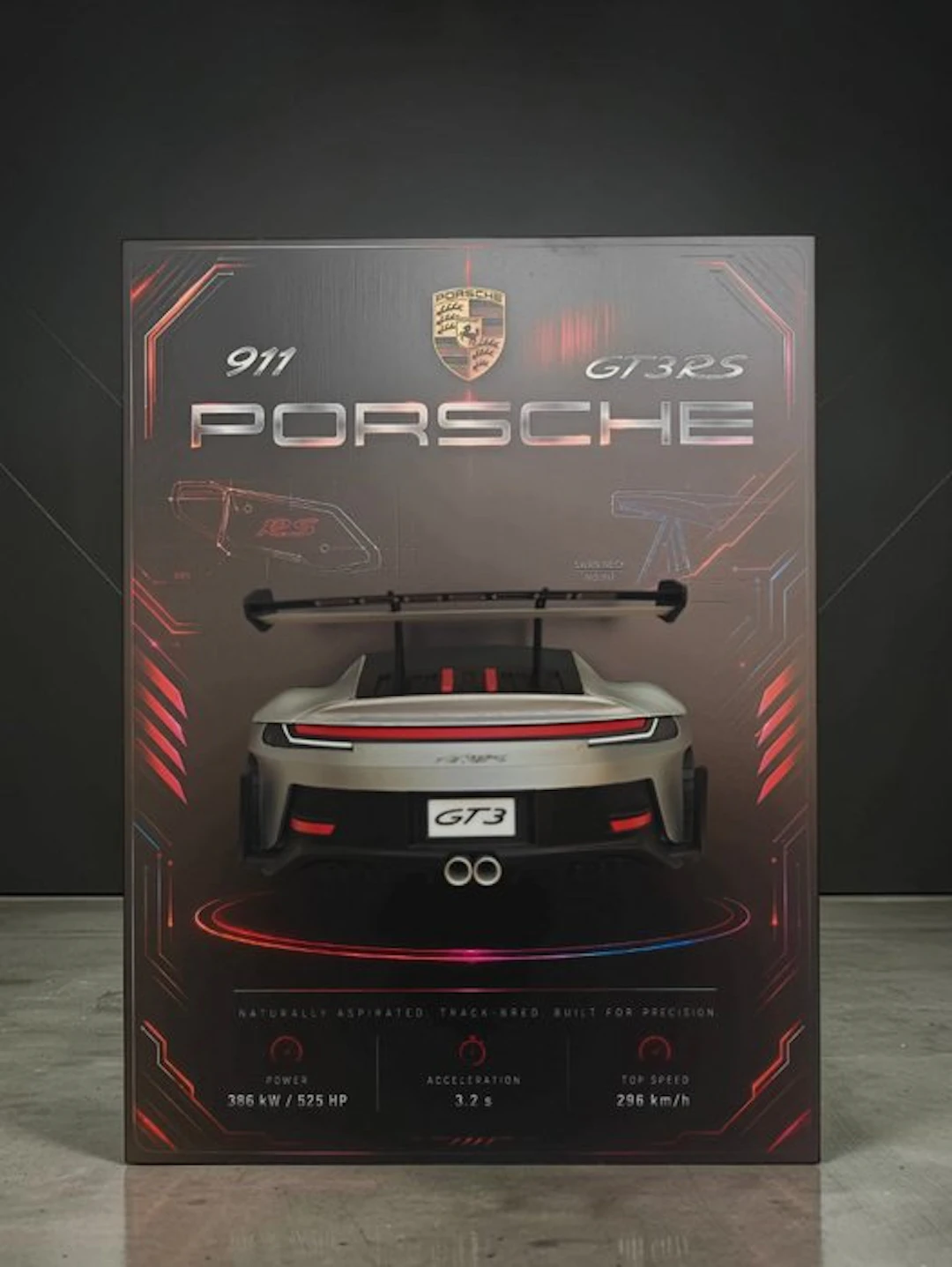 Artwork - Porsche - Porsche 911 GT3 RS 3D Wall Art - 2026