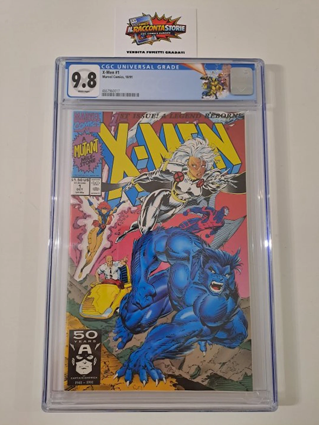 X-Men 1 - X-Men - 1 Graded comic - First edition - 1991/1991 - CGC 9.8