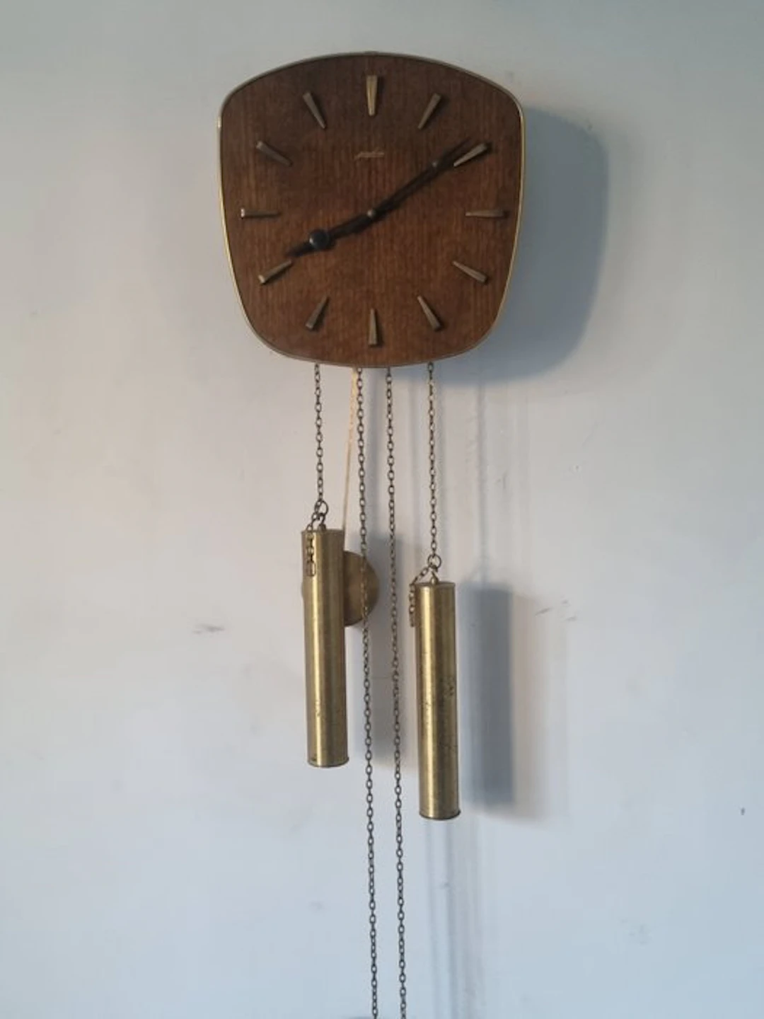 Wall clock - Junghans - Vintage - Teak - 1950-1960 - Vintage Junghans