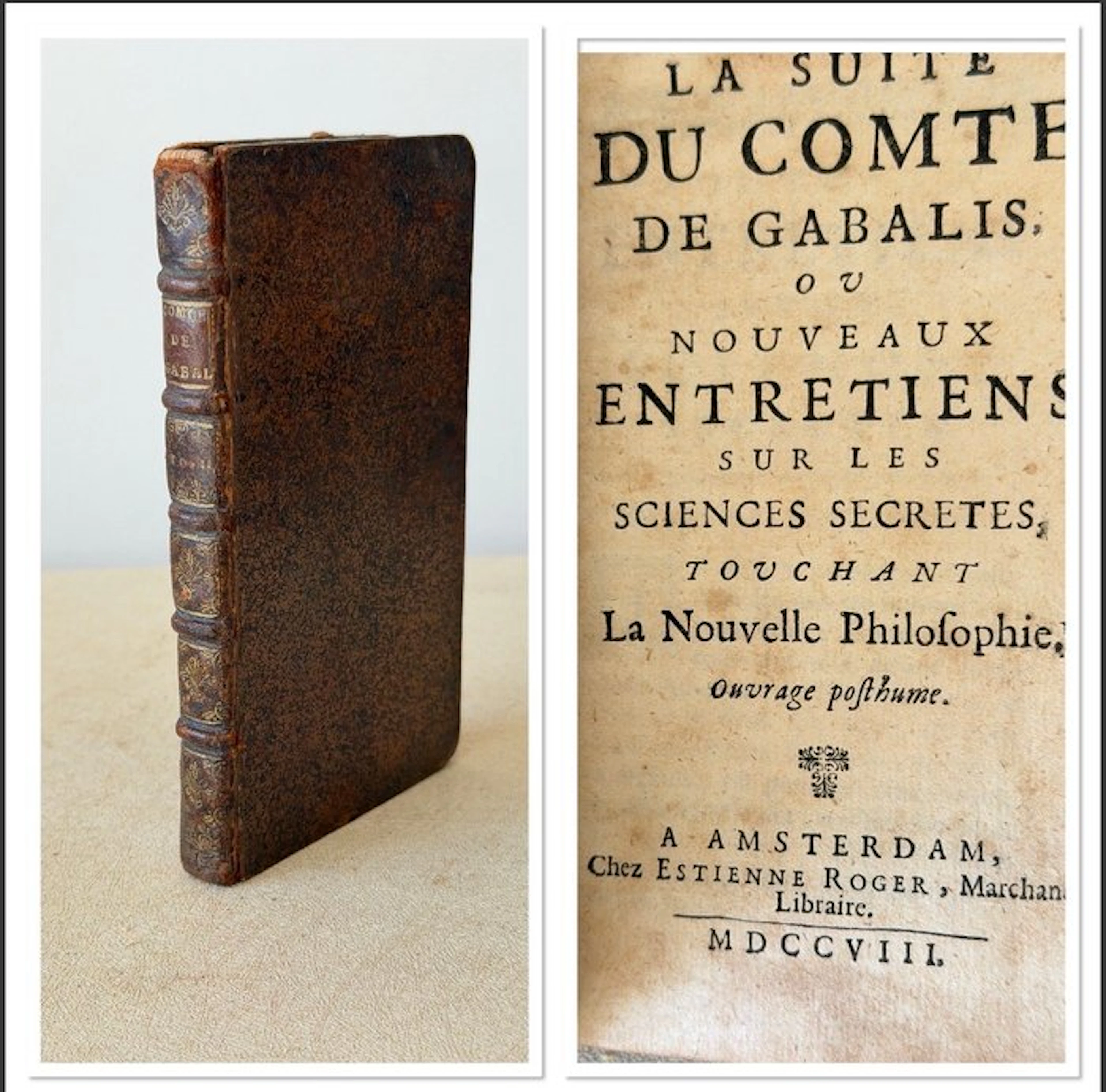 Montfaucon de Villars - La suite du Comte de Gabalis - 1708