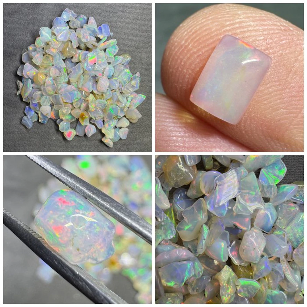 Lot of natural Ethiopian opals