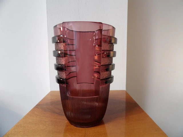 Val Saint Lambert - Charles Graffart - Vase - Egmont - Glass