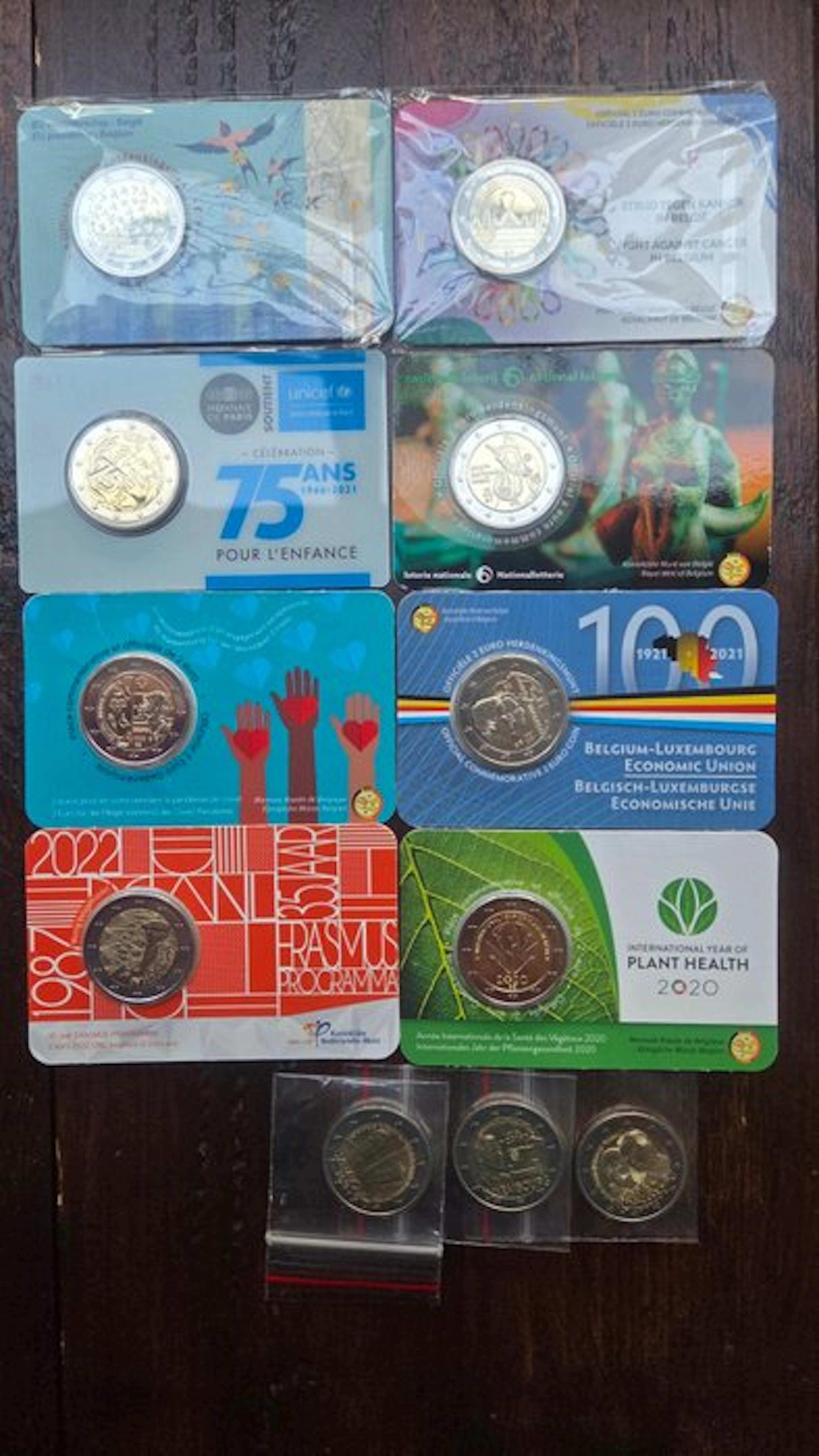 Europe. 2 Euro 2019/2025 (11 coins incl. 8 coincards) (No reserve price)