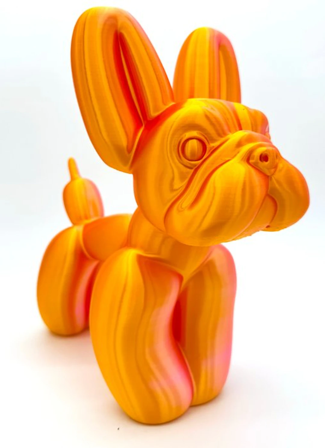 Figure - Frenchie Balloon Dog - Plastic