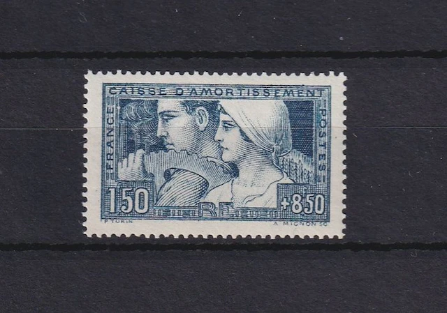 France 1929 - neuf sans charnière très bon centrage, type III - Yvert n°252b