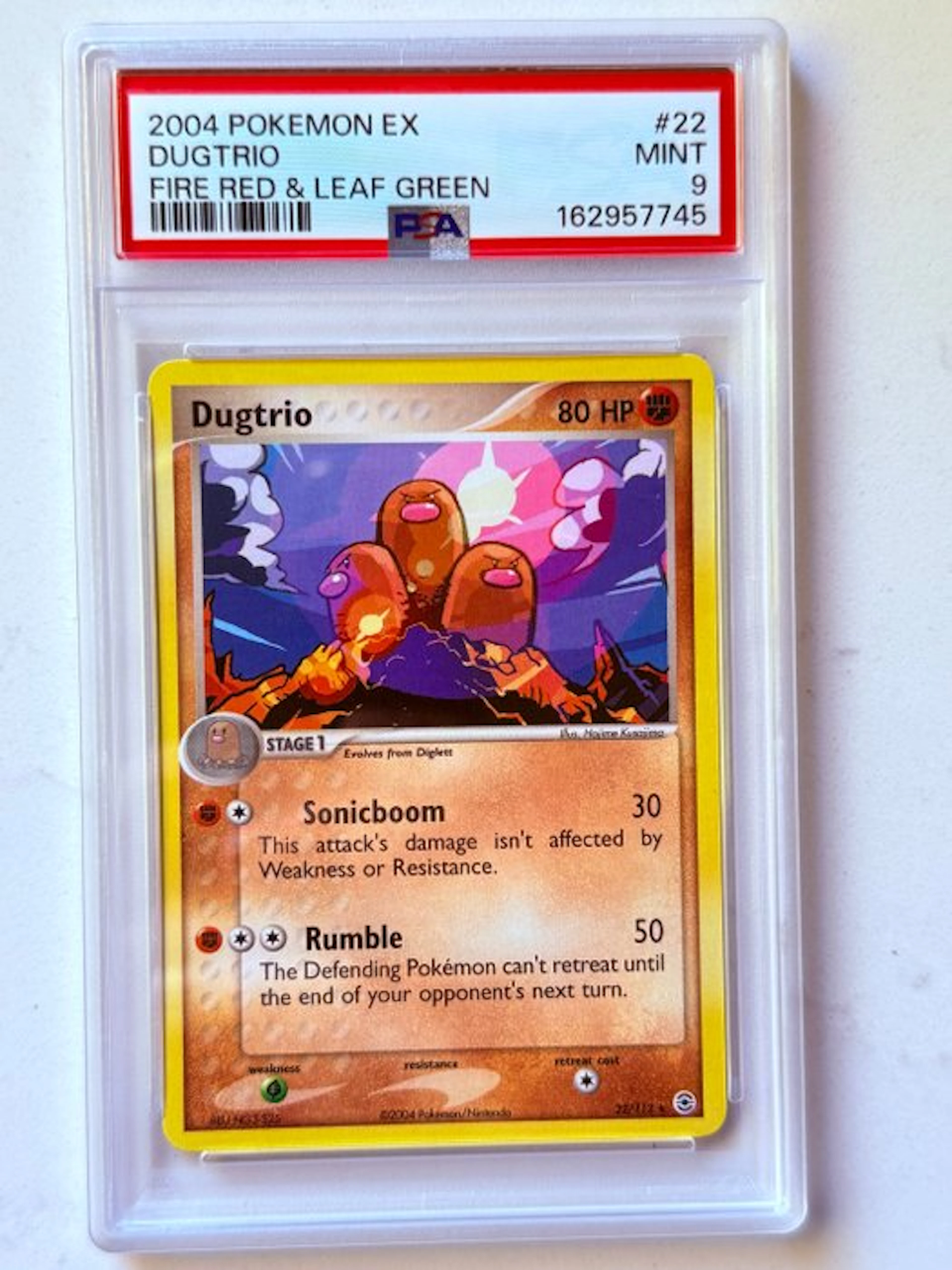 Pokémon - 1 Graded card - Dugtrio #22 - PSA 9 - Various...
