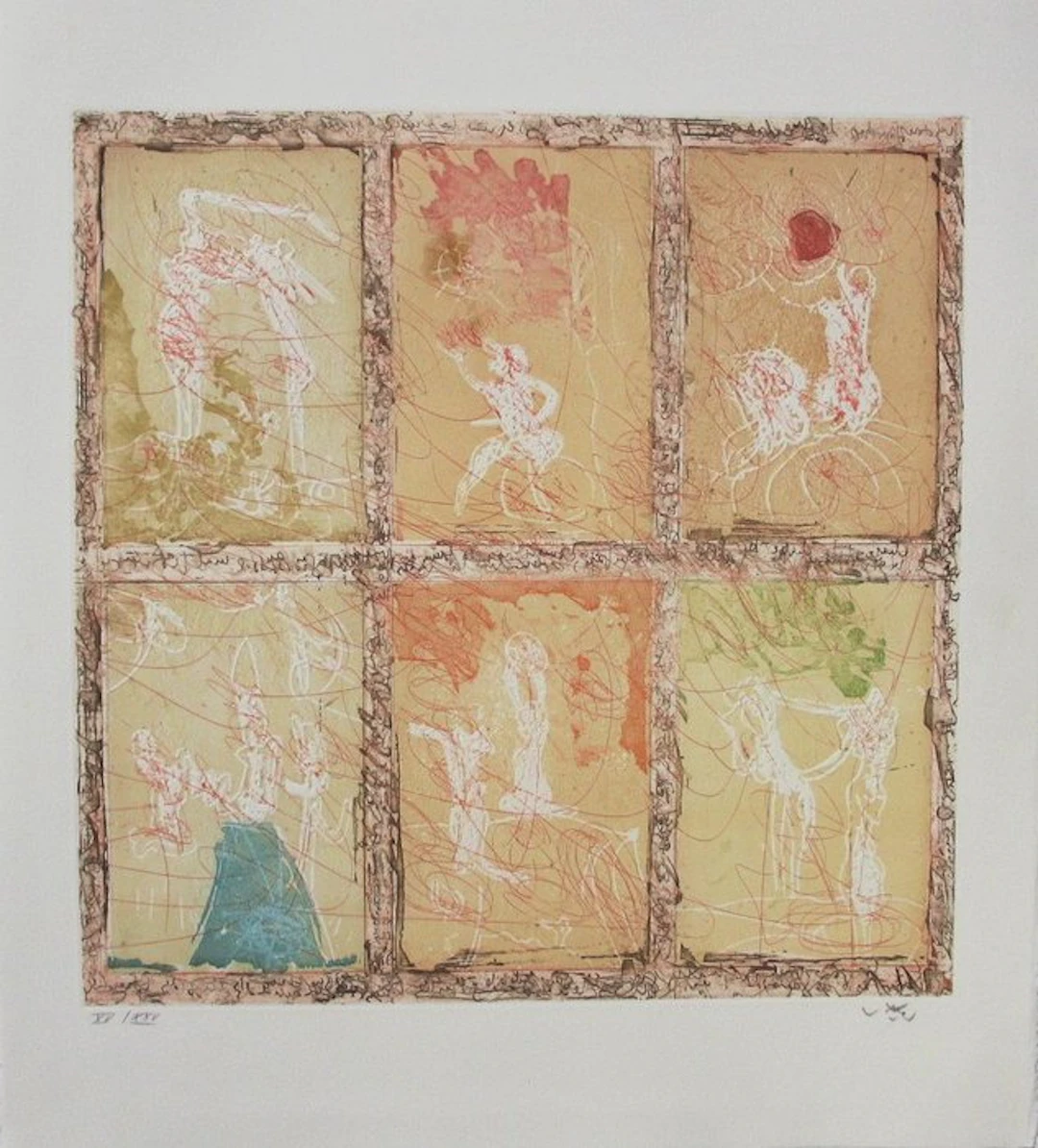 Roberto Matta (1911-2002) - Chair de rousse