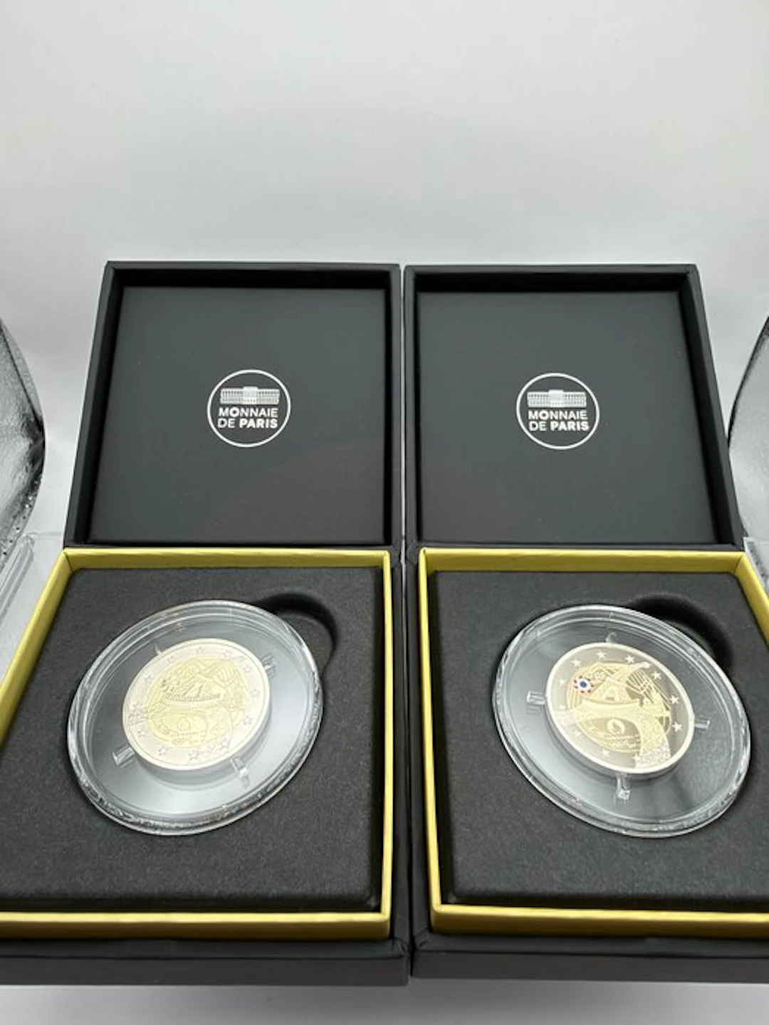 France. 2 Euro 2024 "La Tour Eiffel Danse" (2 coins) Proof + Reverse Proof