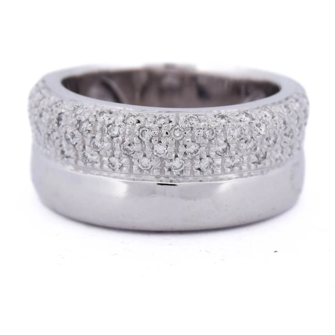Cocktail ring - 18 kt. White gold - 0.50ct. tw. - Diamond