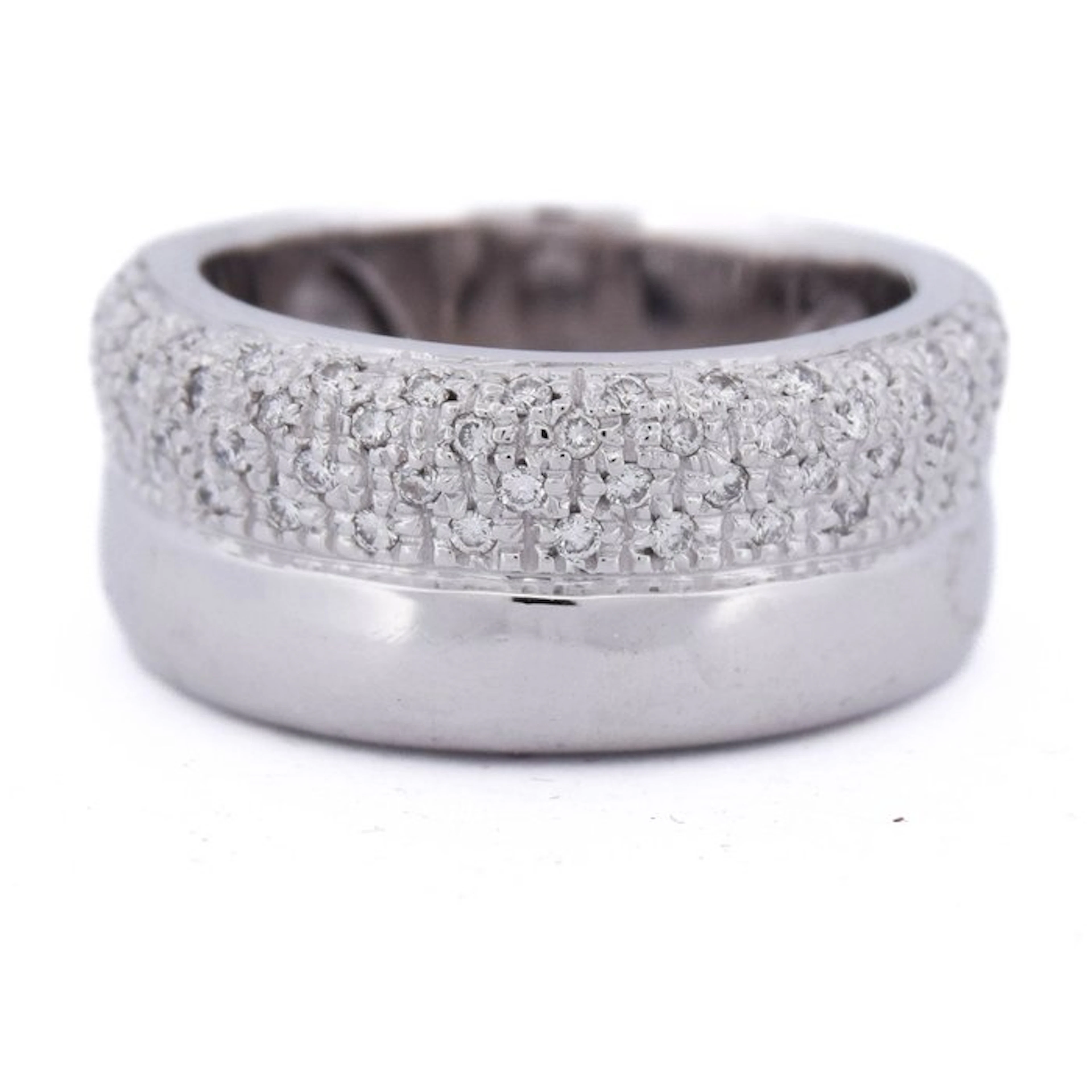 Cocktail ring - 18 kt. White gold - 0.50ct. tw. - Diamond