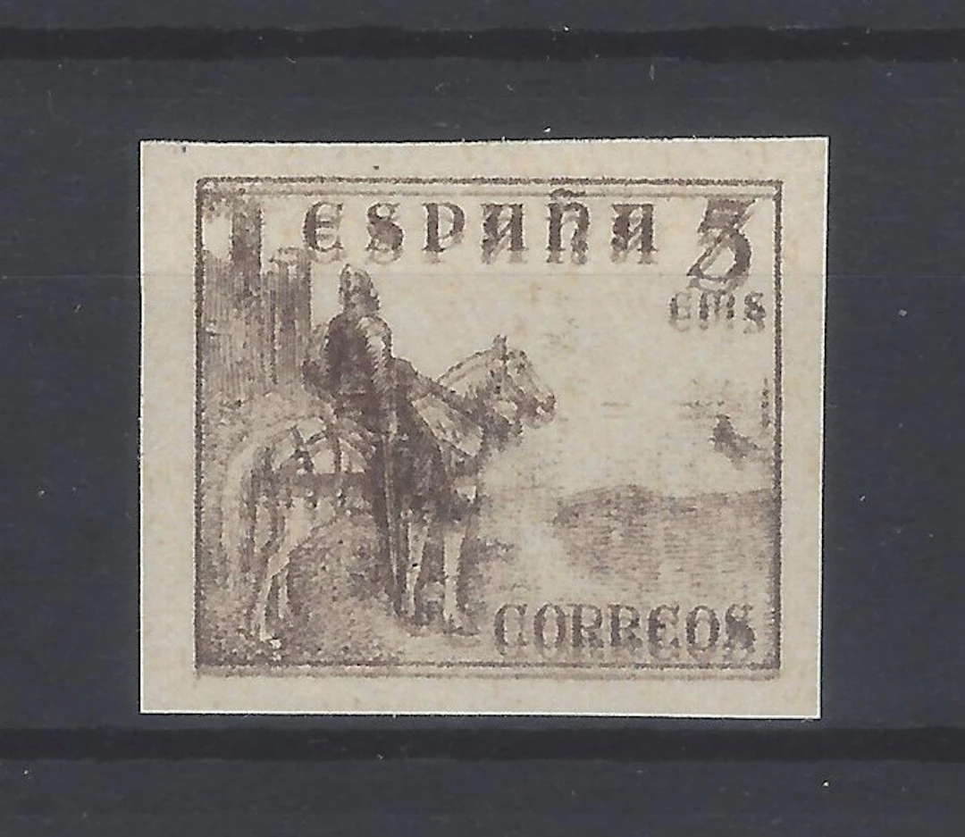 Spain 1949/1953 - 5 Cts. Cid-sin dentar - Edifil Esp. nº 1044sed