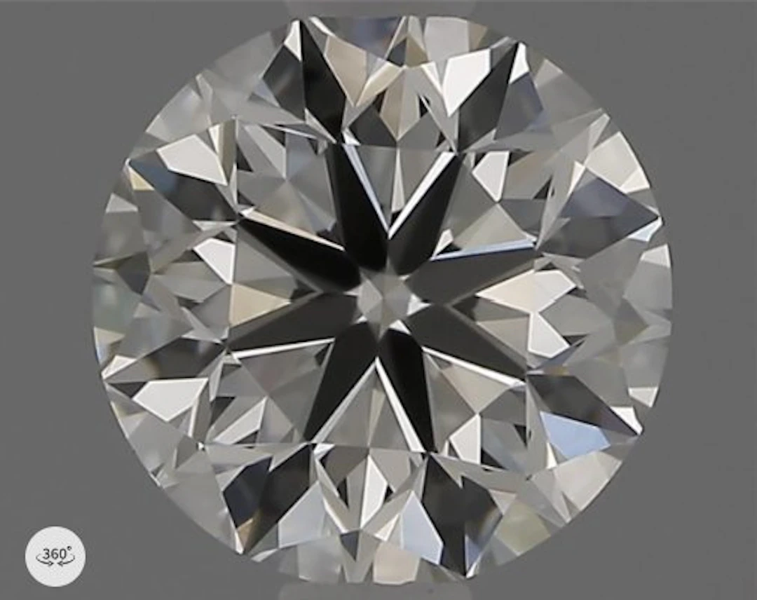 1 pcs Diamond (Natural) - 1.01 ct - Round - I - VVS2...