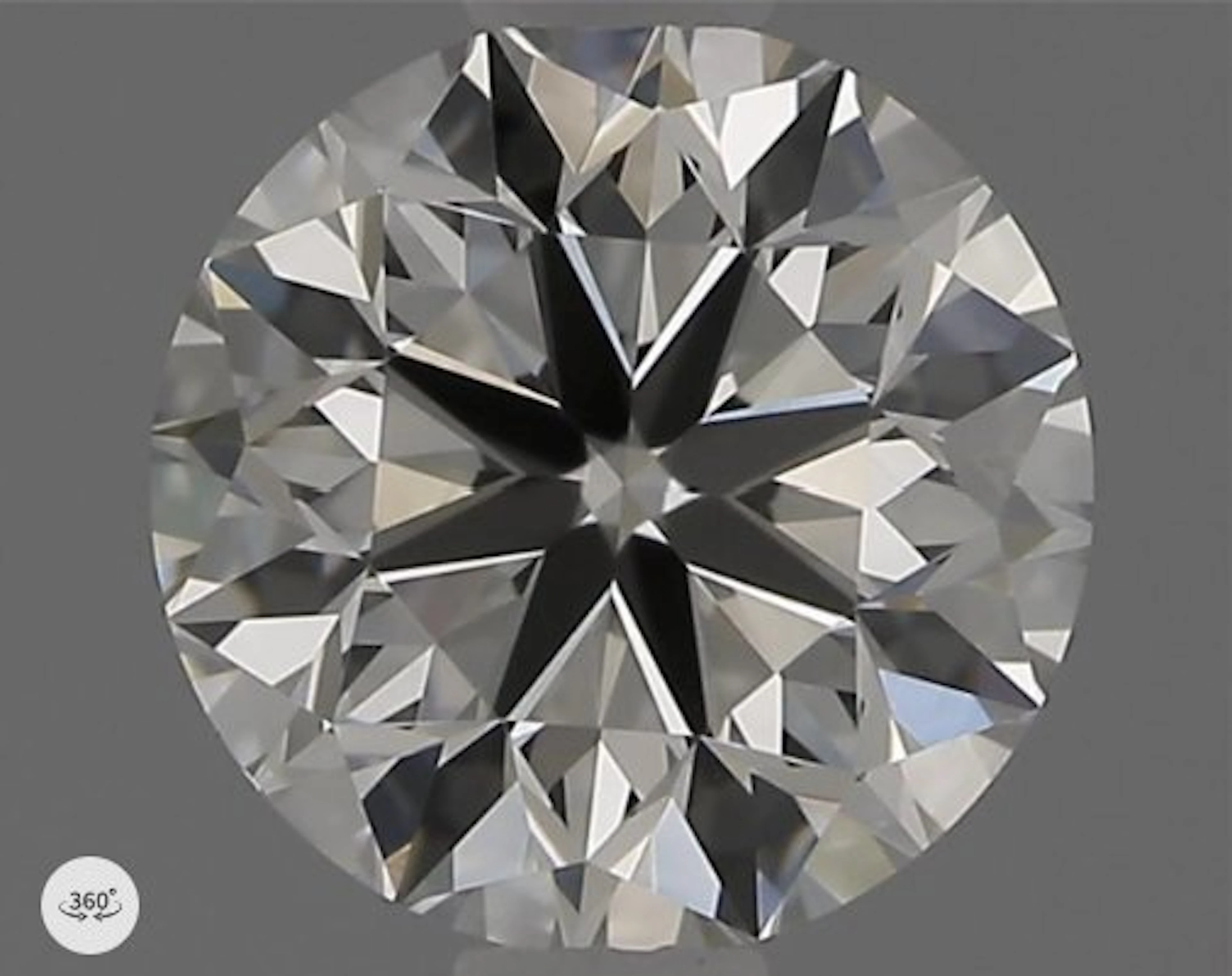 1 pcs Diamond (Natural) - 1.01 ct - Round - I - VVS2...