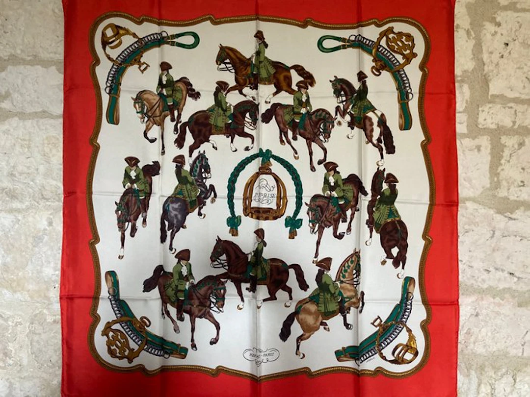 Hermès - " Reprise" par Ledoux 1970 - Scarf