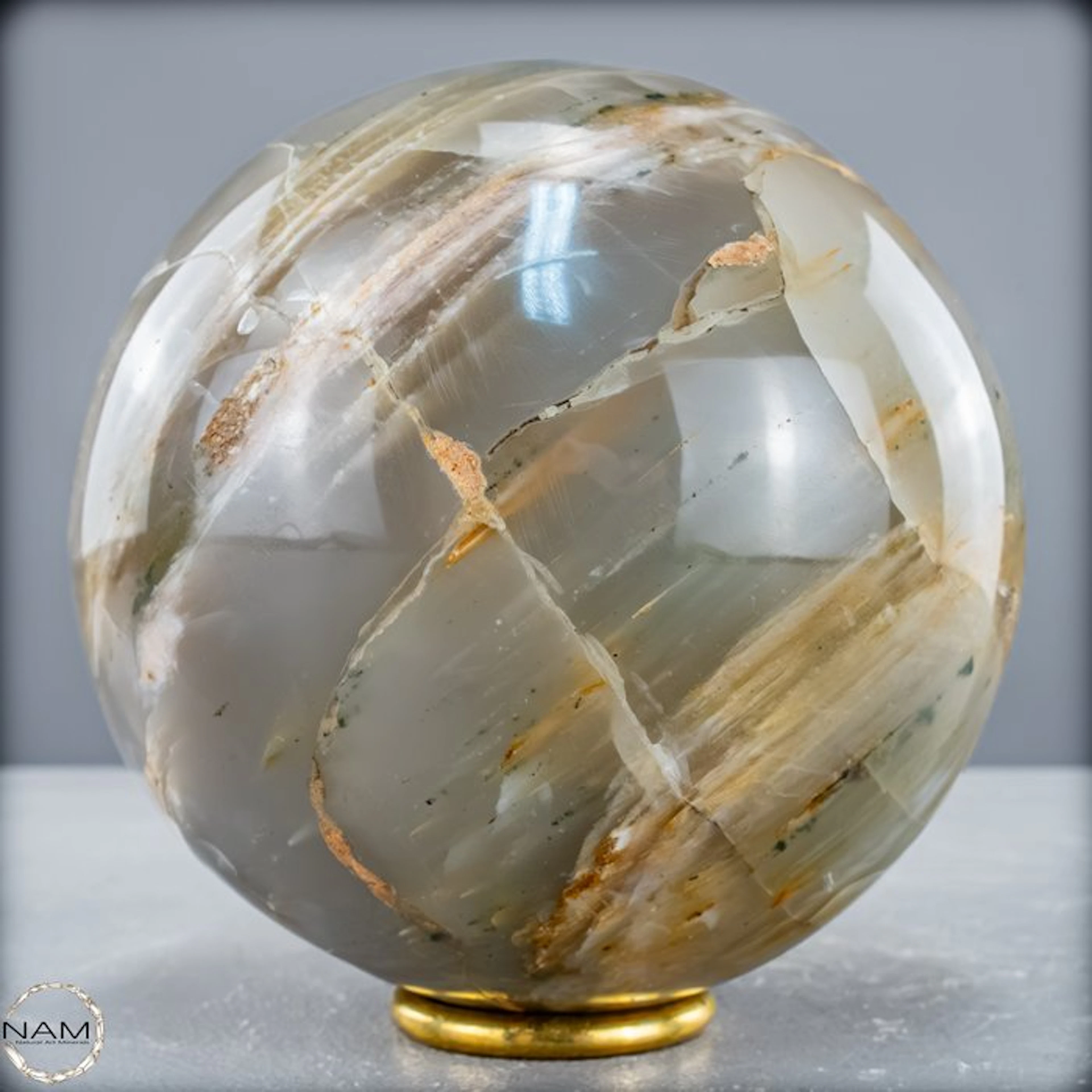 Rare Natural Garden-Quartz Sphere, Brazil- 2527.42 g