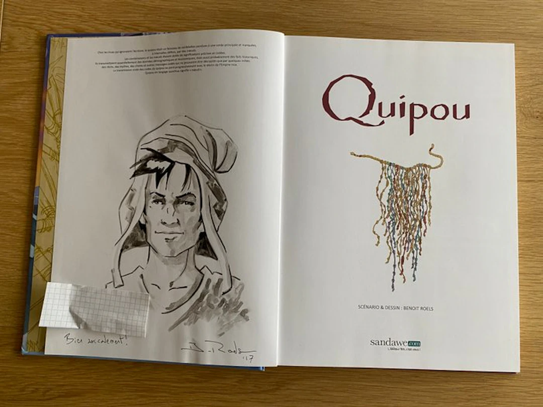 Quipou + dédicace - C - 1 Album - First edition - 2017