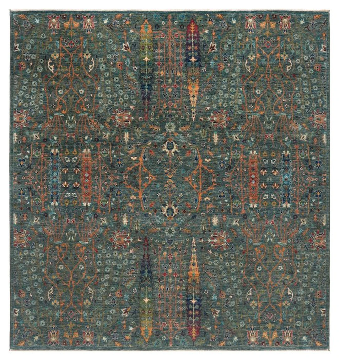 Hand-knotted designer rug – Very fine – Tree of Life...