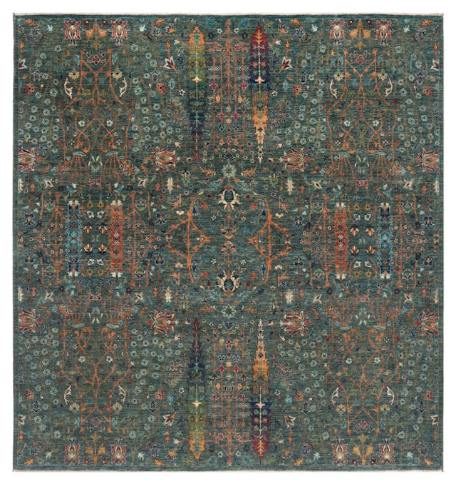Hand-knotted designer rug – Very fine – Tree of Life...