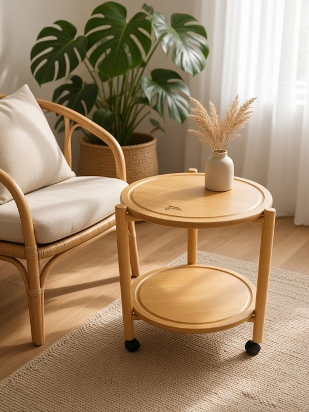 Frutti della Natura - Jens Quistgaard. - Serving trolley - Alder - Lazy Susan