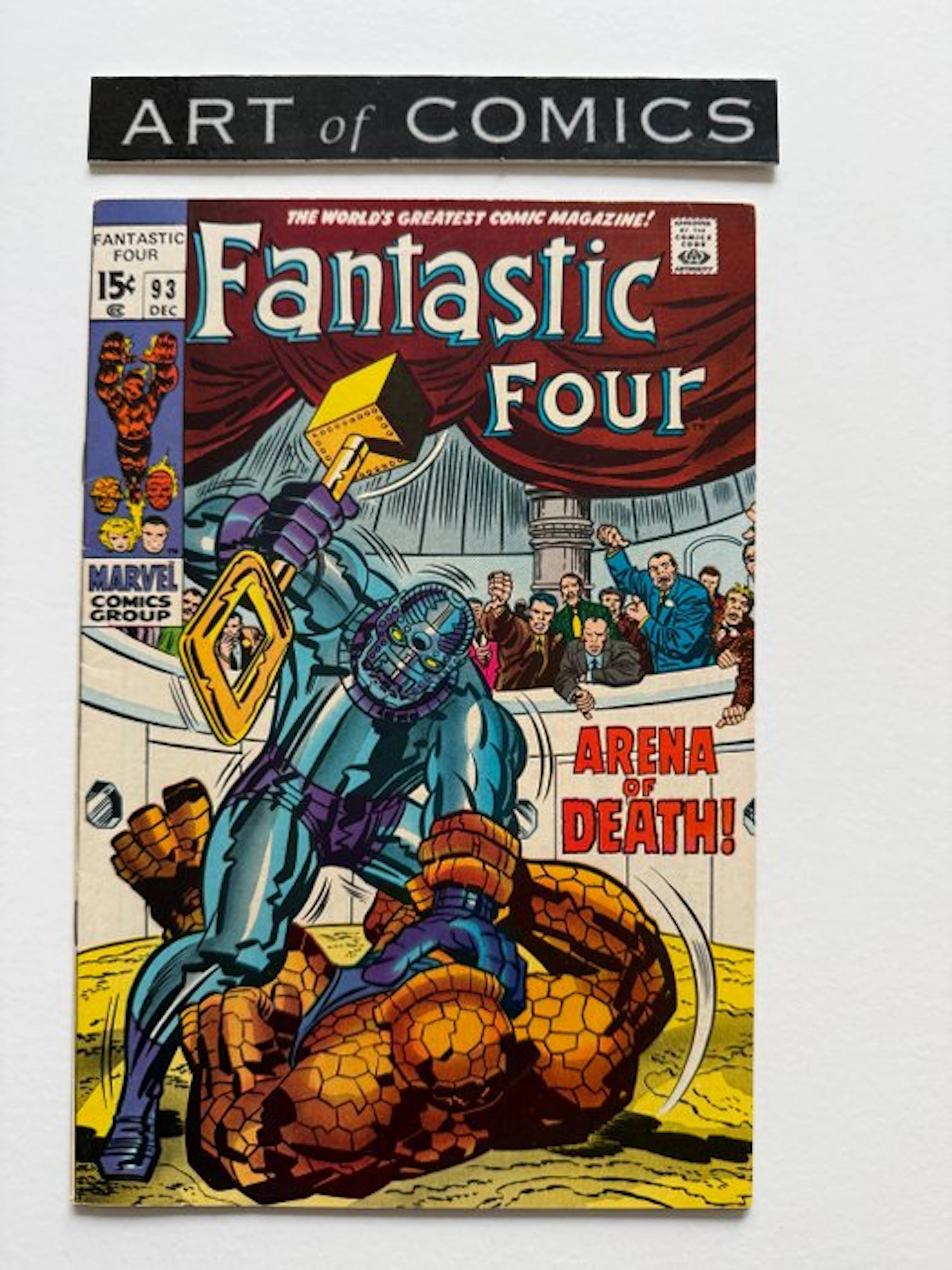Fantastic Four #93 - Thing Vs Torgo - 1 Comic - First edition - 1969